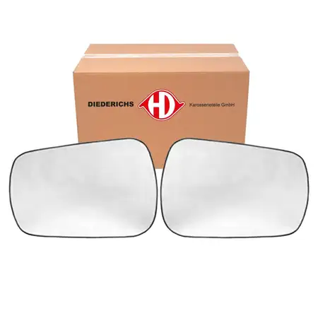 2x DIEDERICHS Au&szlig;enspiegel Spiegelglas f&uuml;r FORD Tourneo / Transit Custom V362 unterer Teil