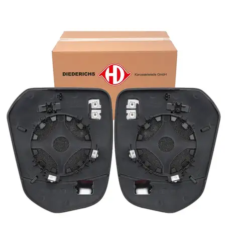 2x DIEDERICHS Au&szlig;enspiegel Spiegelglas f&uuml;r FORD Tourneo Grand / Connect V408 ab 2018