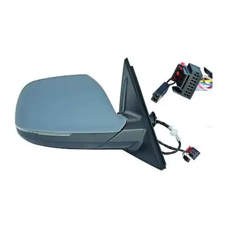 DIEDERICHS Exterior Mirror for AUDI Q5 8RB through September 2012, Left Side 8R1857409F 01C