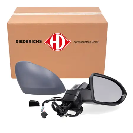 DIEDERICHS Au&szlig;enspiegel konvex beheizbar elektr Spiegelverstellung f&uuml;r VW Passat B8 rechts