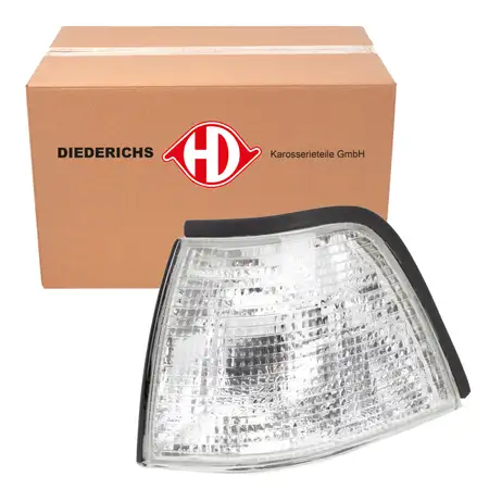 DIEDERICHS Blinkleuchte Blinker WEISS f&uuml;r BMW 3er E36 Limo/Compact/Touring vorne links