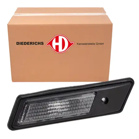 DIEDERICHS Blinkleuchte Blinker seitlich WEISS f&uuml;r BMW 3er E36 5er E34 vorne rechts