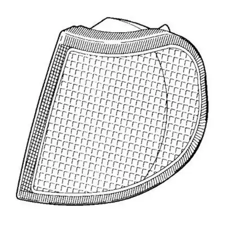 DIEDERICHS Blinkleuchte wei&szlig; f&uuml;r VW Caddy 2 SKODA Felicia 1 2 vorne rechts 098788186A