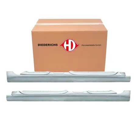 2x DIEDERICHS Reparaturblech Schweller Einstiegsblech f&uuml;r VW Golf Plus aussen
