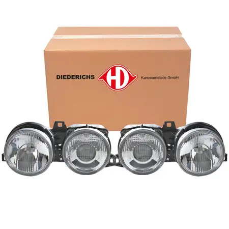 2x DIEDERICHS H1 Hauptscheinwerfer Frontscheinwerfer Scheinwerfer f&uuml;r BMW 3er E30