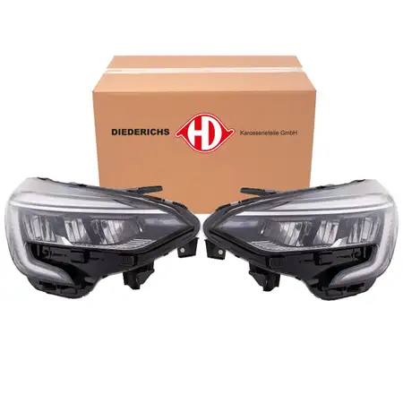 2x DIEDERICHS LED Hauptscheinwerfer Frontscheinwerfer Scheinwerfer f&uuml;r RENAULT Clio 5