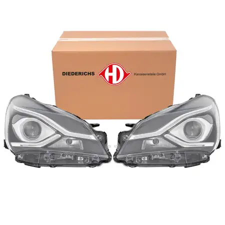 2x DIEDERICHS HALOGEN HIR2 Frontscheinwerfer Scheinwerfer f&uuml;r TOYOTA Yaris (_P13_)