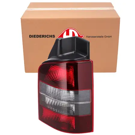 DIEDERICHS Heckleuchte R&uuml;ckleuchte RAUCHGRAU f&uuml;r VW T5 Transporter rechts 7H5945096N