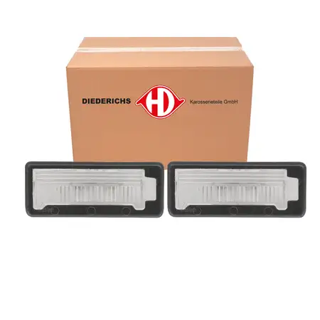 2x DIEDERICHS C5W Kennzeichenleuchte f&uuml;r FIAT Doblo Cargo 263 OPEL Combo X12