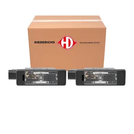2x DIEDERICHS W5W Kennzeichenleuchte f&uuml;r PSA C3 II C-Elysee DS3 DS5 207 301 308 I 508 I