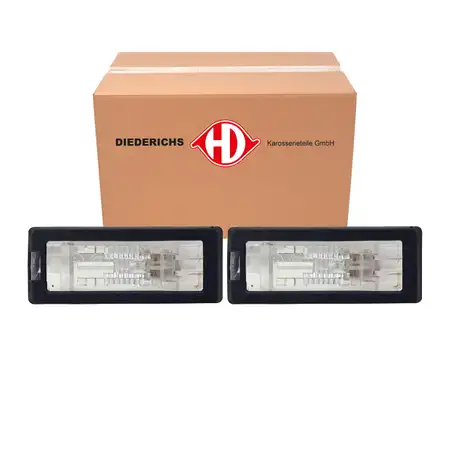 2x DIEDERICHS W5W Kennzeichenleuchte f&uuml;r RENAULT Clio 1-4 Laguna Scenic 2 3 DACIA Duster
