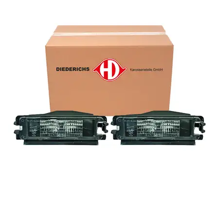 2x DIEDERICHS W5W Kennzeichenleuchte f&uuml;r DACIA Logan 2 Sandero 2 8200957874