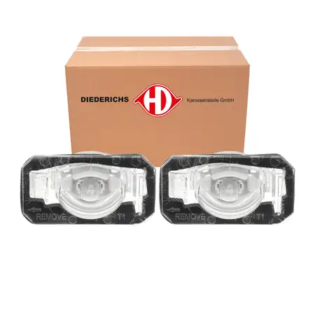 2x DIEDERICHS Kennzeichenleuchte + W5W Gl&uuml;hlampe f&uuml;r HONDA Civic 7 8 34101-S5A-A01