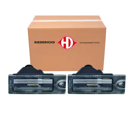 2x DIEDERICHS W5W Kennzeichenleuchte f&uuml;r VOLVO S60 I S80 I V70 II XC70 I 9187153