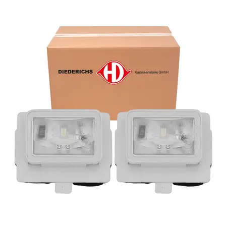 2x DIEDERICHS LED Kennzeichenleuchte f&uuml;r MERCEDES W205 C218 W212 W213 W222 R231 0999067000