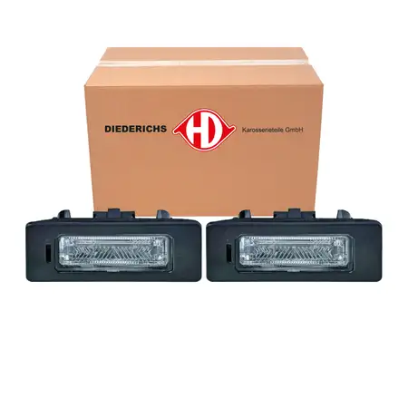 2x DIEDERICHS C5W Kennzeichenleuchte f&uuml;r AUDI A1 8X A4 B8 A5 A6 C7 A7 Q5 TT Fabia 2 Yeti