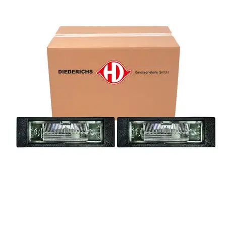 2x DIEDERICHS W5W Kennzeichenleuchte f&uuml;r BMW E81 E87 E63 Z4 E85 E86 MINI R55 R60 R61