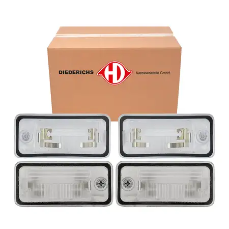 2x DIEDERICHS C5W Kennzeichenleuchte f&uuml;r AUDI A3 8P A4 B6 B7 A6 C6 A8 4E 4H Q7 4LB
