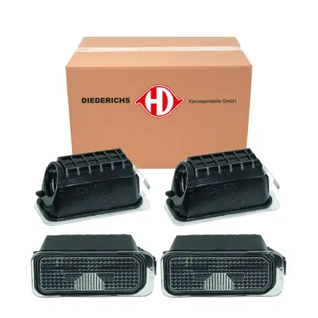 2x DIEDERICHS W5W Kennzeichenleuchte f&uuml;r FORD Fiesta 6 Focus 2 Kuga 1 Mondeo 5 C-Max S-Max
