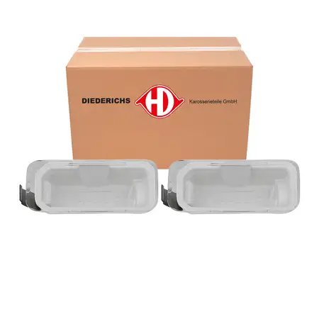 2x DIEDERICHS W5W Kennzeichenleuchte Nummernschildleuchte f&uuml;r FORD Mondeo 4 MK4 1479968