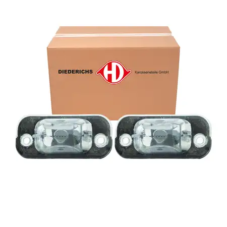 2x DIEDERICHS W5W Kennzeichenleuchte Nummernschildleuchte f&uuml;r VW Golf 2 191943021