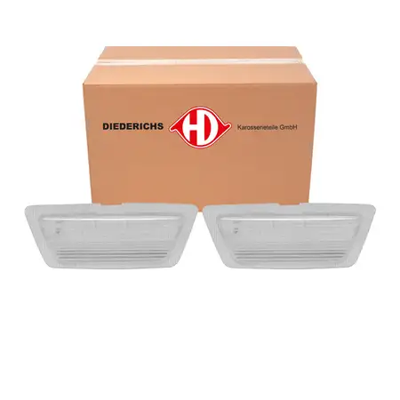 2x DIEDERICHS R10W Kennzeichenleuchte Nummernschildleuchte f&uuml;r OPEL Astra G