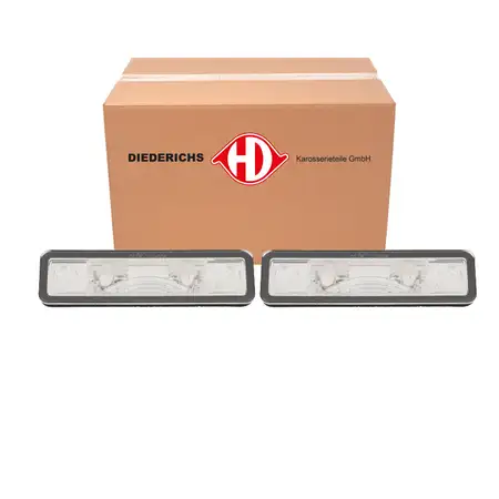 2x DIEDERICHS W5W Kennzeichenleuchte f&uuml;r OPEL Astra F G Caravan Combo Corsa C Zafira A