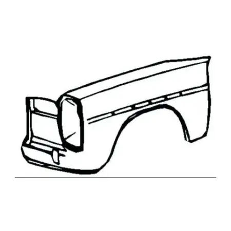 DIEDERICHS Kotfl&uuml;gel f&uuml;r MERCEDES /8 W114 W115 bis Bj. 07.1973 vorne links 1158801318
