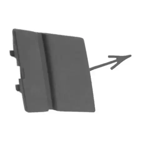 DIEDERICHS Kappe Abschlepp&ouml;se schwarz f&uuml;r OPEL Vivaro A X83 Modell 2006 vorne 93188858