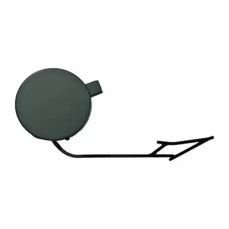 DIEDERICHS Kappe Abschlepp&ouml;se Abschlepphaken grundiert f&uuml;r VW Golf 7 MK7 / Variant vorne