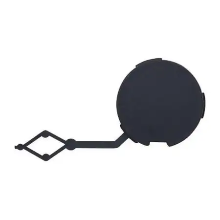 DIEDERICHS Kappe Abschlepp&ouml;se schwarz f&uuml;r CITROEN Berlingo ER EC PEUGEOT Rifter hinten