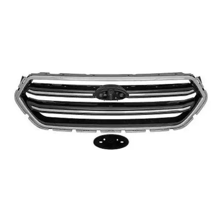 DIEDERICHS 1471140 Black Radiator Grill Ventilation Grille for FORD Kuga 2 DM2 Facelift 2058458