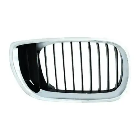 DIEDERICHS L&uuml;ftungsgitter K&uuml;hlergrill chrom/schwarz f&uuml;r BMW 3er E46 ab 09.2001 rechts