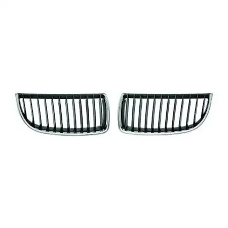 DIEDERICHS L&uuml;ftungsgitter K&uuml;hlergrill chrom/schwarz f&uuml;r BMW 3er E90 E91 links 51137120007