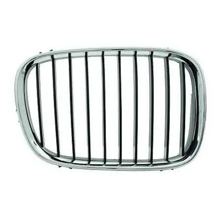 DIEDERICHS L&uuml;ftungsgitter K&uuml;hlergrill chrom/schwarz f&uuml;r BMW 5er E39 rechts 51138159316