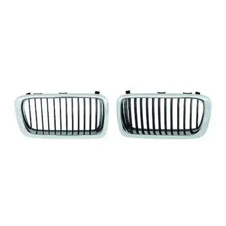 DIEDERICHS L&uuml;ftungsgitter K&uuml;hlergrill chrom/schwarz f&uuml;r BMW 7er E38 rechts 51138125812