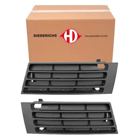 2x DIEDERICHS L&uuml;ftungsgitter Gitter Sto&szlig;stange f&uuml;r AUDI A4 S4 RS4 8D B5 ab 01.1999