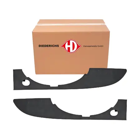 2x DIEDERICHS Blende Rahmen Nebelscheinwerfer f&uuml;r AUDI A4 8E B7 unten