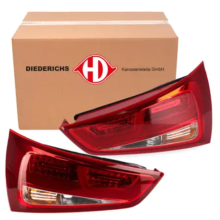 2x DIEDERICHS LED R&uuml;ckleuchte Heckleuchte f&uuml;r AUDI A1 / Sportback (8X) bis 11.2014