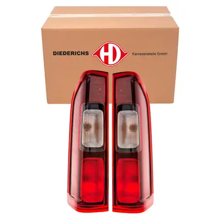 2x DIEDERICHS R&uuml;ckleuchte f&uuml;r FIAT Talento NISSAN NV300 OPEL Vivaro B RENAULT Trafic 3