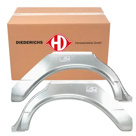2x DIEDERICHS Seitenwand Radlaufrand Kotfl&uuml;gel f&uuml;r MERCEDES-BENZ W123 Stufenheck hinten