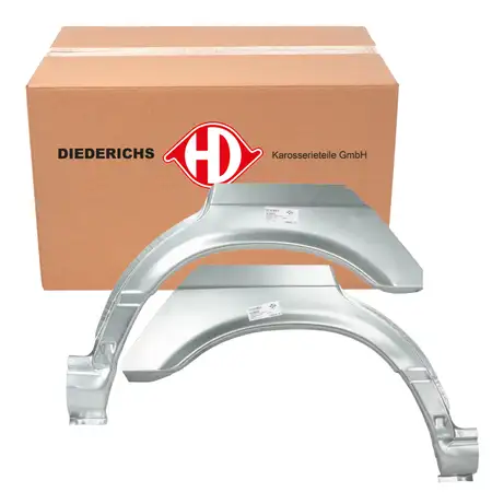 2x DIEDERICHS Seitenwand Radlaufrand Kotfl&uuml;gel f&uuml;r MERCEDES-BENZ W126 Stufenheck hinten
