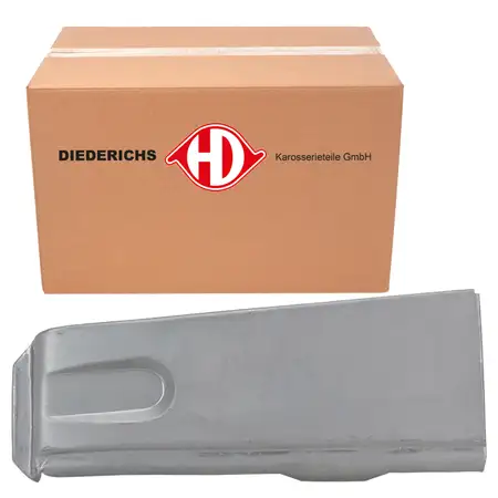 DIEDERICHS Seitenwand Eckblech Reparaturblech f&uuml;r VW Transporter Bulli T3 hinten rechts