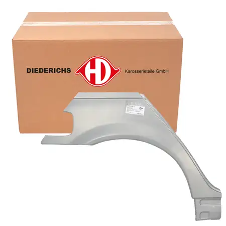 DIEDERICHS 9123132 Seitenwand Radlauf Reparaturblech f&uuml;r BMW 3er E46 Limo hinten rechts