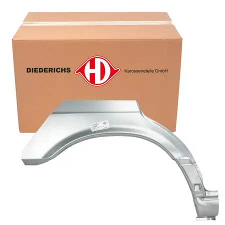 DIEDERICHS Seitenwand Radlaufrand Reparaturblech f&uuml;r MERCEDES S-Klasse W126 hinten rechts