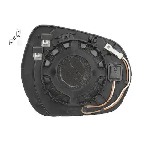 DIEDERICHS Spiegelglas Au&szlig;enspiegel beheizbar konvex f&uuml;r FORD Fiesta 7 Puma links 2087333