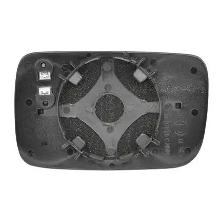 DIEDERICHS Spiegelglas Au&szlig;enspiegel asph&auml;risch f&uuml;r VW Polo 3 6N 6V SKODA Felicia 1 2 links