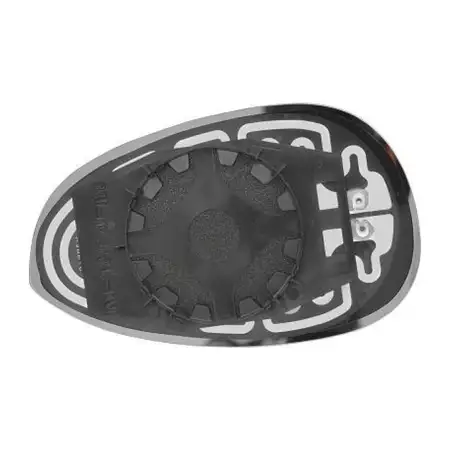 DIEDERICHS Spiegelglas Au&szlig;enspiegel konvex f&uuml;r FIAT 500 500C Punto Linea ABARTH 500 links