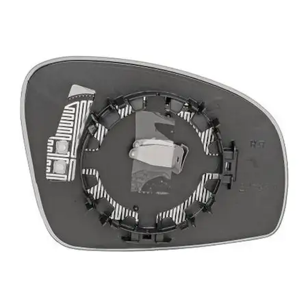 DIEDERICHS Spiegelglas Au&szlig;enspiegel asph&auml;risch f&uuml;r SKODA Fabia 2 Roomster links 5J0857521