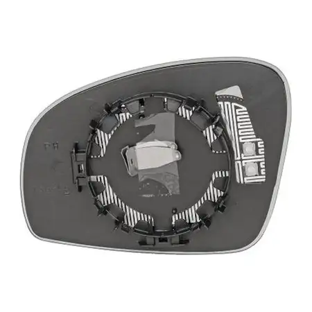 DIEDERICHS Spiegelglas Au&szlig;enspiegel konvex f&uuml;r SKODA Fabia 2 Roomster rechts 5J0857522M